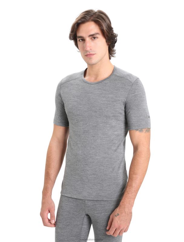Icebreaker hombres Camiseta térmica de manga corta Merino 200 Oasis 0V2J0154 ropa brezo de piedra arenisca