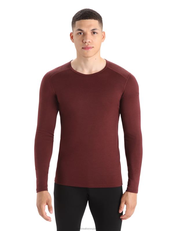 Icebreaker hombres Camiseta térmica de manga larga Merino 200 Oasis 0V2J0444 ropa Café exprés