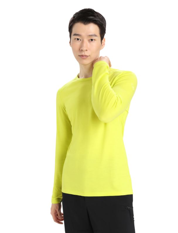 Icebreaker hombres Camiseta térmica de manga larga Merino 200 Oasis 0V2J0446 ropa brillar