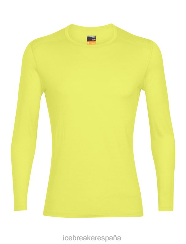 Icebreaker hombres Camiseta térmica de manga larga Merino 200 Oasis 0V2J0446 ropa brillar