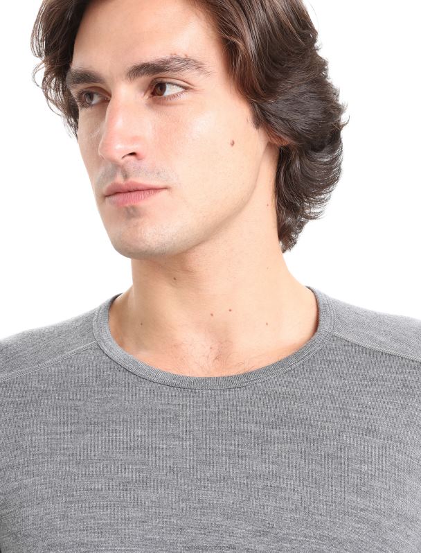 Icebreaker hombres Camiseta térmica de manga larga Merino 260 Tech 0V2J0141 ropa brezo de piedra arenisca