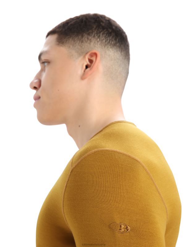 Icebreaker hombres Camiseta térmica de manga larga Merino 260 Tech 0V2J0429 ropa Clavo