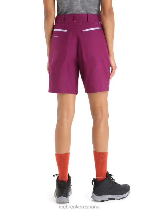 Icebreaker mujer pantalones cortos de lana merino 0V2J0746 ropa ir baya