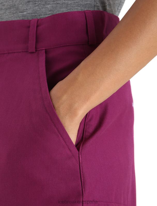 Icebreaker mujer pantalones cortos de lana merino 0V2J0746 ropa ir baya