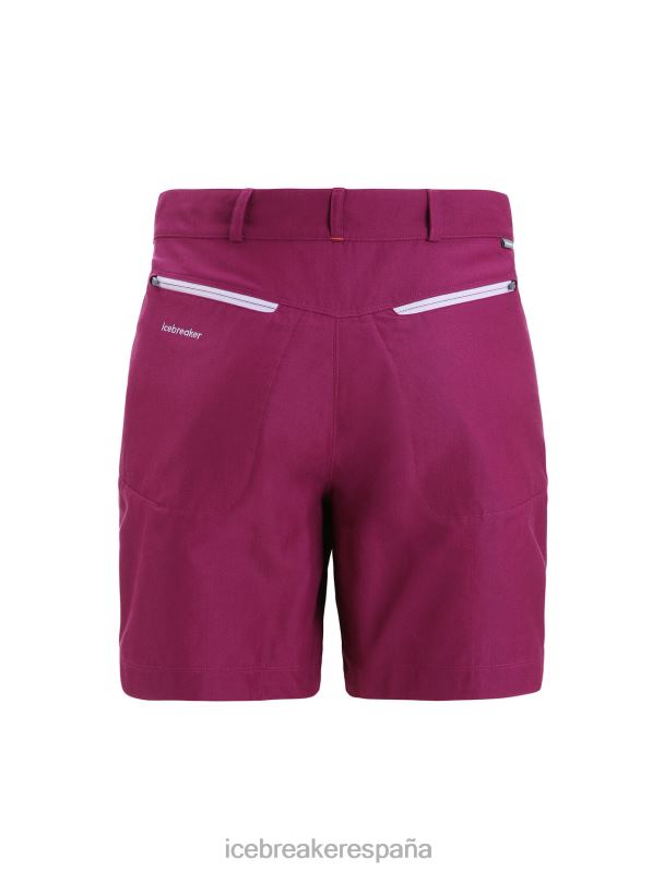 Icebreaker mujer pantalones cortos de lana merino 0V2J0746 ropa ir baya
