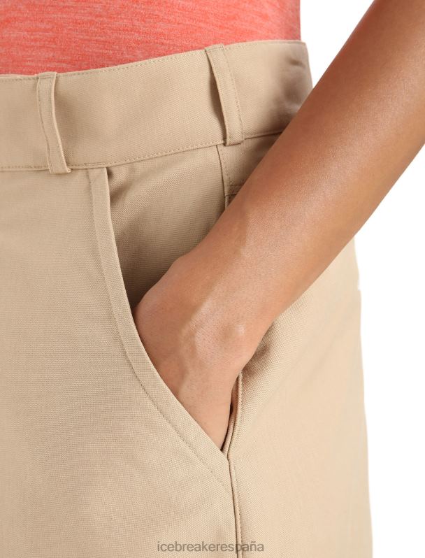 Icebreaker mujer pantalones cortos de lana merino 0V2J0747 ropa arena