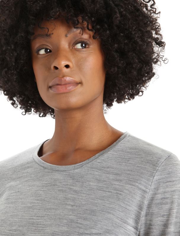 Icebreaker mujer camiseta manga larga merino esfera ii 0V2J0688 ropa brezo del metro