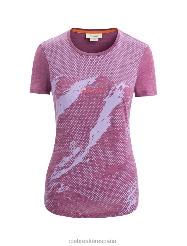 Icebreaker mujer Camiseta manga corta Merino Sphere II Trail. 0V2J0660 ropa ir brezo de baya