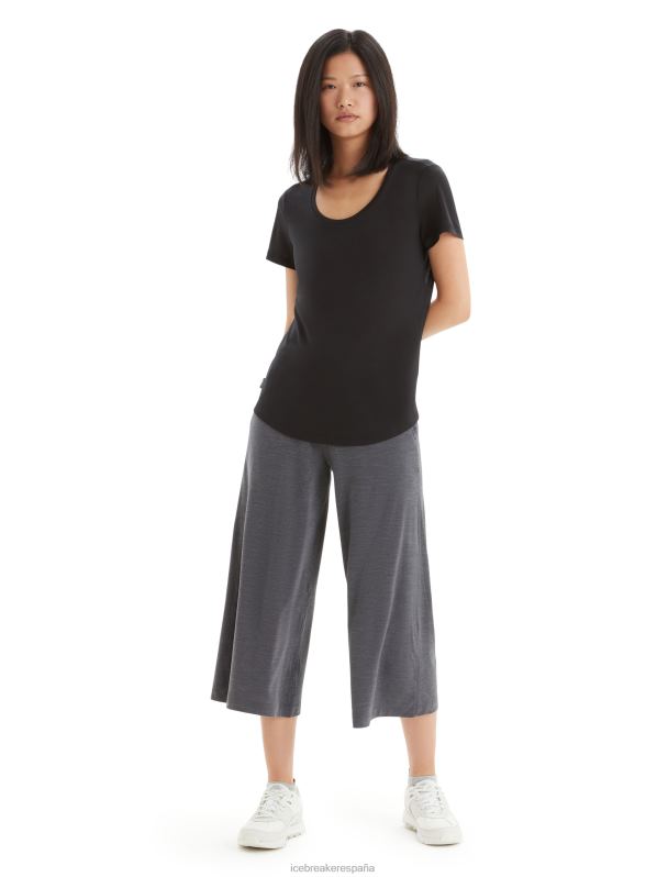 Icebreaker mujer camiseta Merino Sphere II de manga corta 0V2J0611 ropa negro