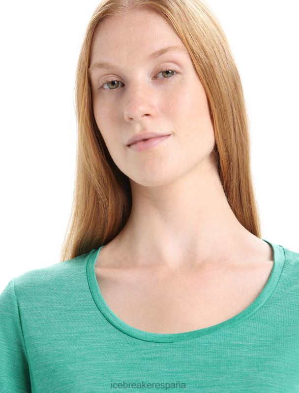 Icebreaker mujer camiseta Merino Sphere II de manga corta 0V2J0612 ropa brezo fresco
