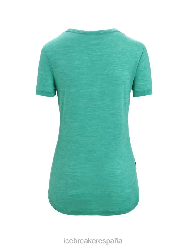 Icebreaker mujer camiseta Merino Sphere II de manga corta 0V2J0612 ropa brezo fresco