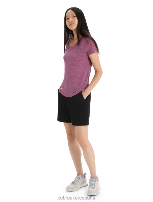 Icebreaker mujer camiseta Merino Sphere II de manga corta 0V2J0613 ropa ir brezo de baya