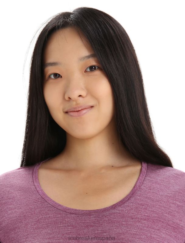 Icebreaker mujer camiseta Merino Sphere II de manga corta 0V2J0613 ropa ir brezo de baya