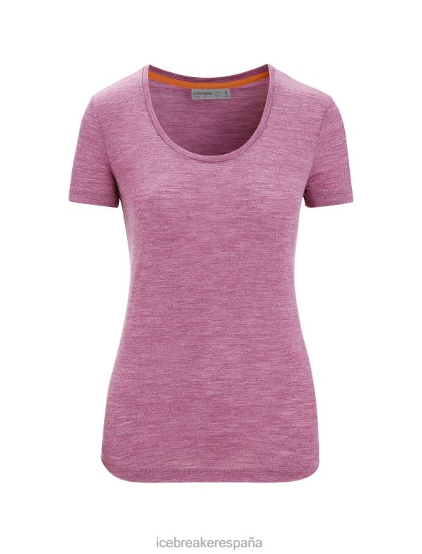 Icebreaker mujer camiseta Merino Sphere II de manga corta 0V2J0613 ropa ir brezo de baya