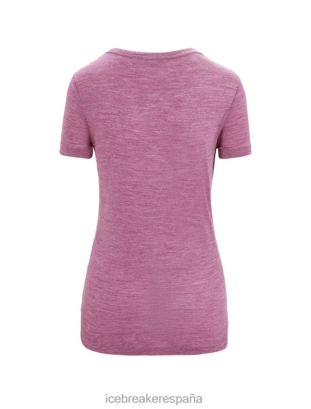 Icebreaker mujer camiseta Merino Sphere II de manga corta 0V2J0613 ropa ir brezo de baya