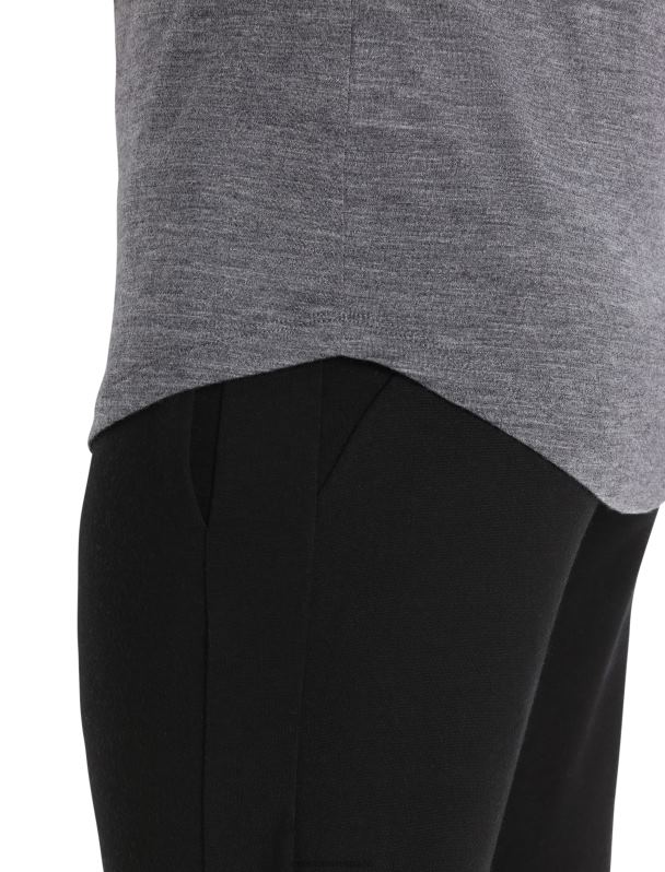 Icebreaker mujer camiseta manga corta merino esfera ii 0V2J0607 ropa brezo de medianoche