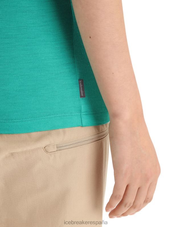 Icebreaker mujer camiseta manga corta merino tech lite ii 0V2J0603 ropa fresco