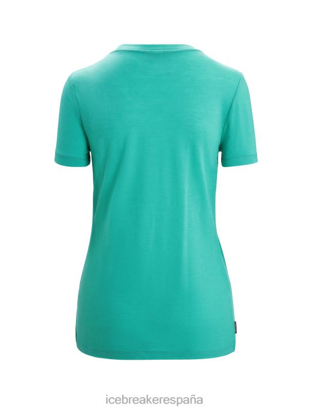 Icebreaker mujer camiseta manga corta merino tech lite ii 0V2J0603 ropa fresco