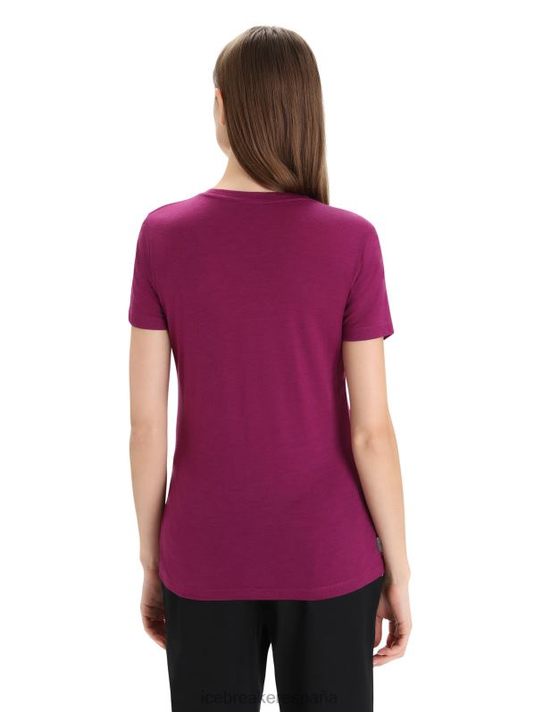 Icebreaker mujer camiseta manga corta merino tech lite ii 0V2J0604 ropa ir baya
