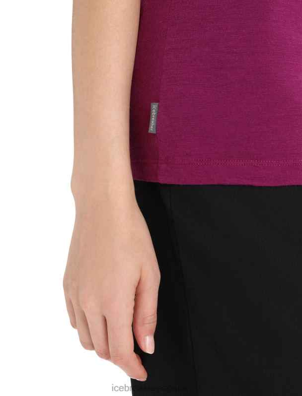 Icebreaker mujer camiseta manga corta merino tech lite ii 0V2J0604 ropa ir baya