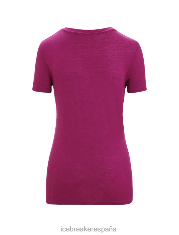 Icebreaker mujer camiseta manga corta merino tech lite ii 0V2J0604 ropa ir baya