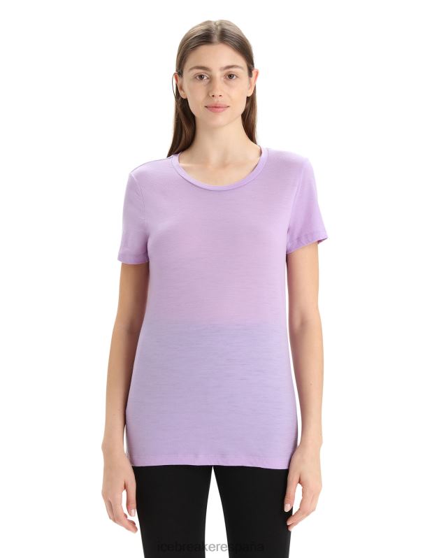 Icebreaker mujer camiseta manga corta merino tech lite ii 0V2J0605 ropa mirada morada