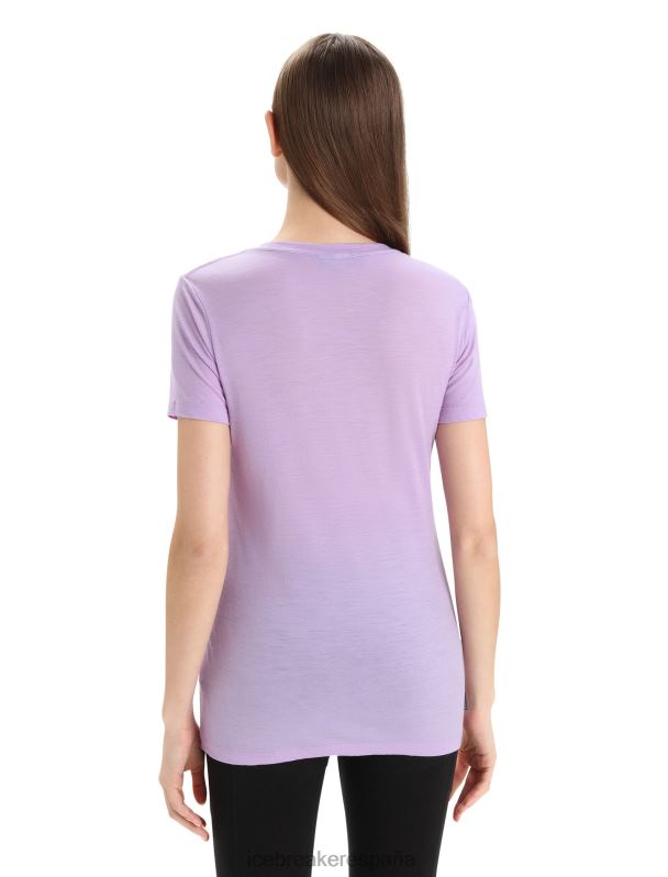 Icebreaker mujer camiseta manga corta merino tech lite ii 0V2J0605 ropa mirada morada