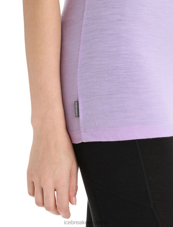 Icebreaker mujer camiseta manga corta merino tech lite ii 0V2J0605 ropa mirada morada