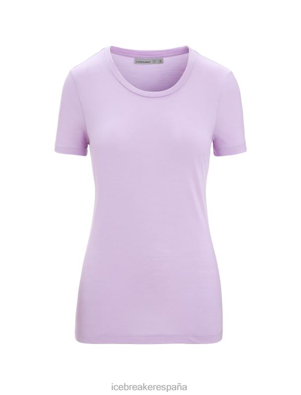 Icebreaker mujer camiseta manga corta merino tech lite ii 0V2J0605 ropa mirada morada
