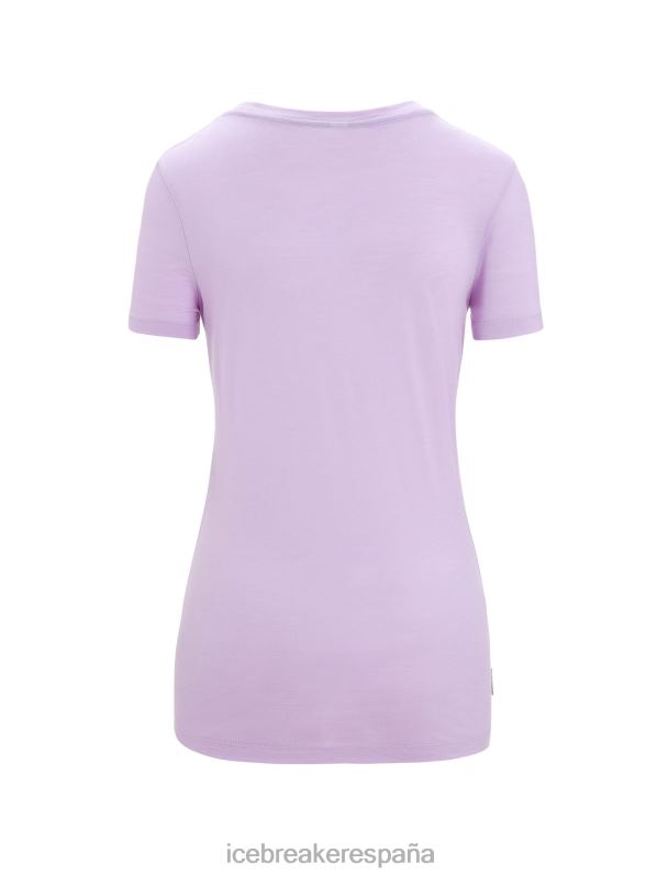 Icebreaker mujer camiseta manga corta merino tech lite ii 0V2J0605 ropa mirada morada