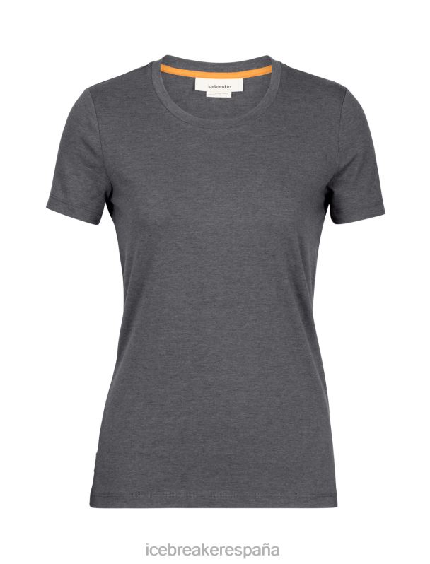 Icebreaker mujer camiseta merino central clásica manga corta 0V2J0652 ropa monzón