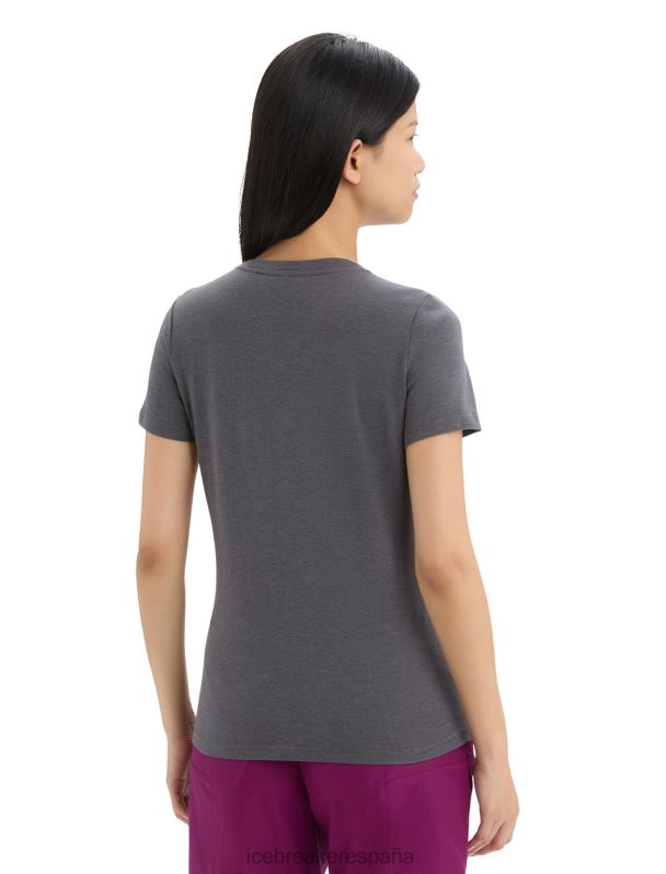 Icebreaker mujer camiseta merino central classic manga corta caravan life 0V2J0663 ropa monzón