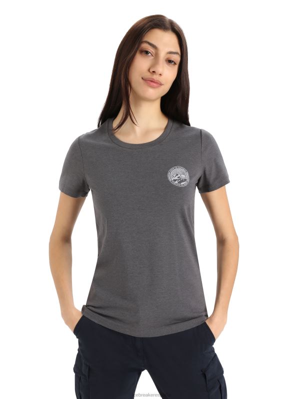 Icebreaker mujer camiseta merino central classic manga corta move to natural mountain 0V2J0832 ropa monzón