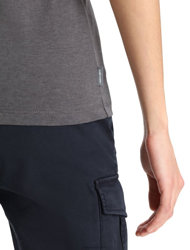 Icebreaker mujer camiseta merino central classic manga corta move to natural mountain 0V2J0832 ropa monzón