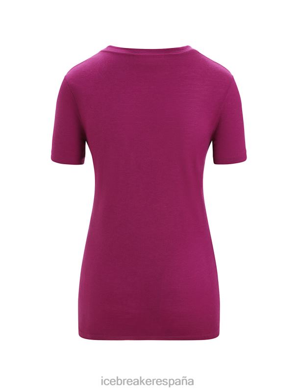 Icebreaker mujer camiseta merino tech lite ii manga corta fase lunar 0V2J0614 ropa ir baya