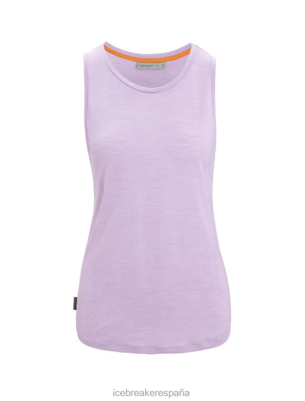 Icebreaker mujer tanque merino esfera ii 0V2J0619 ropa mirada morada