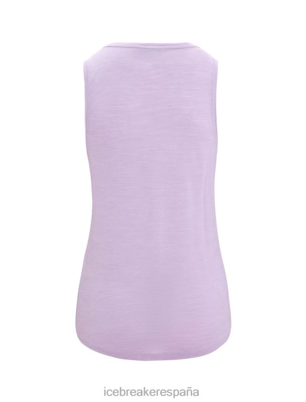 Icebreaker mujer tanque merino esfera ii 0V2J0619 ropa mirada morada