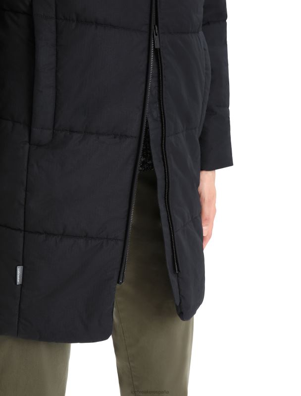 Icebreaker mujer chaqueta con capucha merinoloft collingwood ii 3q 0V2J0685 ropa negro