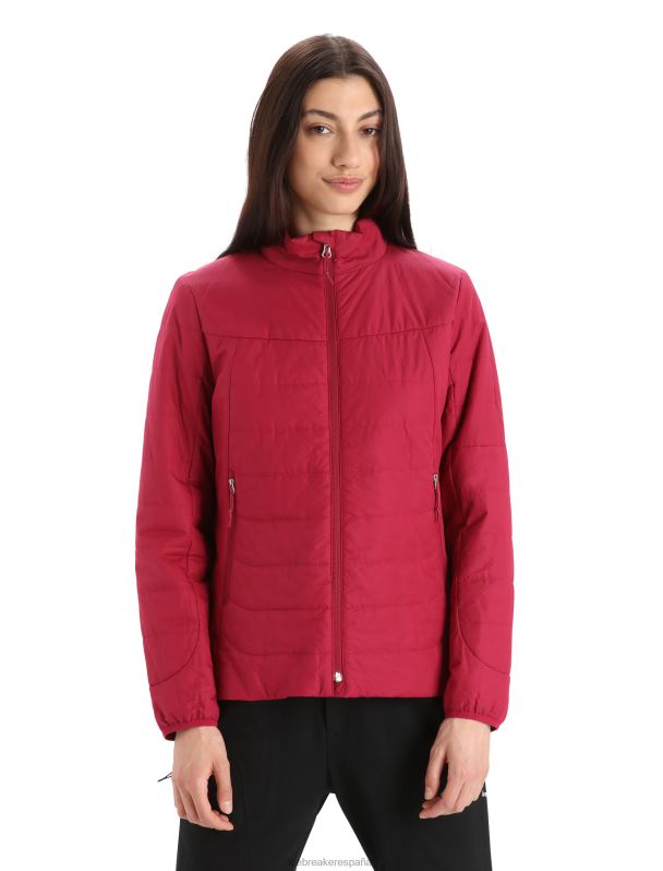 Icebreaker mujer chaqueta merinoloft 0V2J0841 ropa cereza