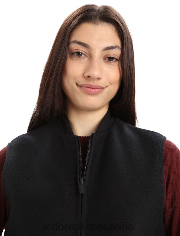 Icebreaker mujer parka 4 en 1 city label shell+ merino 0V2J0686 ropa negro