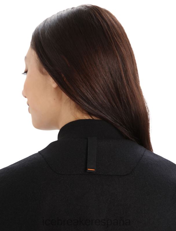Icebreaker mujer parka 4 en 1 city label shell+ merino 0V2J0686 ropa negro