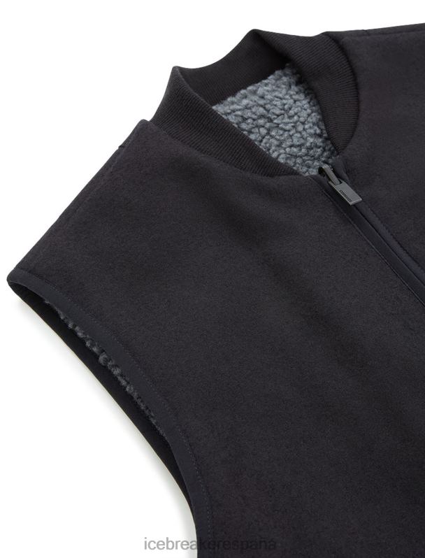 Icebreaker mujer parka 4 en 1 city label shell+ merino 0V2J0686 ropa negro