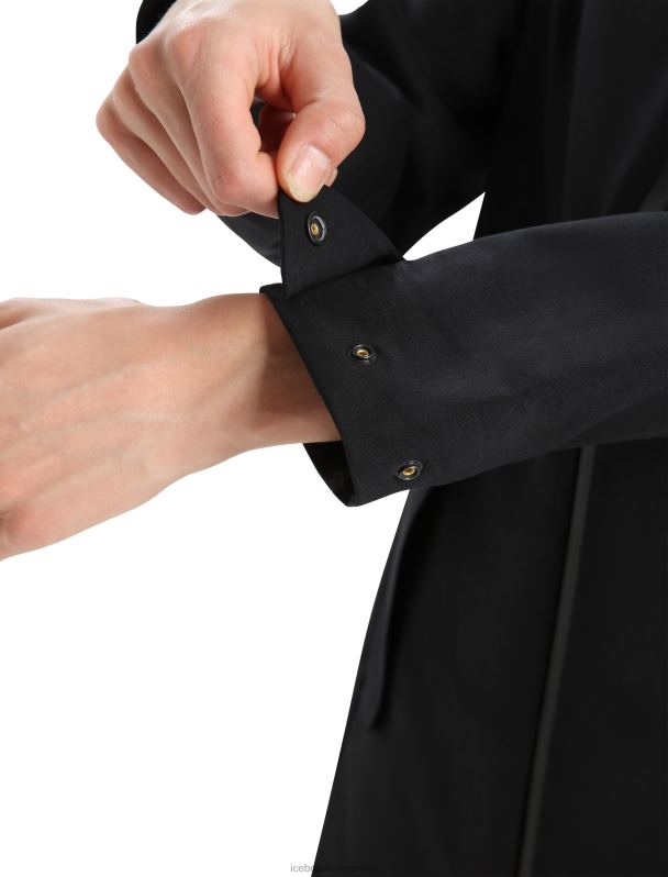 Icebreaker mujer parka 4 en 1 city label shell+ merino 0V2J0686 ropa negro