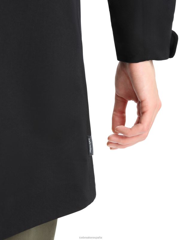 Icebreaker mujer parka 4 en 1 city label shell+ merino 0V2J0686 ropa negro