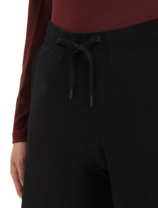Icebreaker mujer pantalones culotte cool-lite merino yanni 0V2J0796 ropa negro