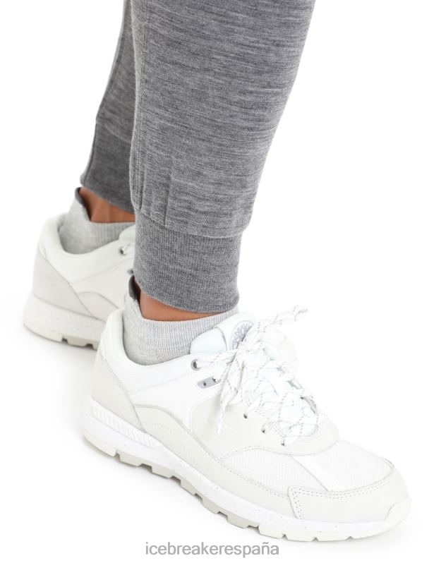 Icebreaker mujer pantalones de merino aplastados 0V2J0730 ropa brezo de piedra arenisca