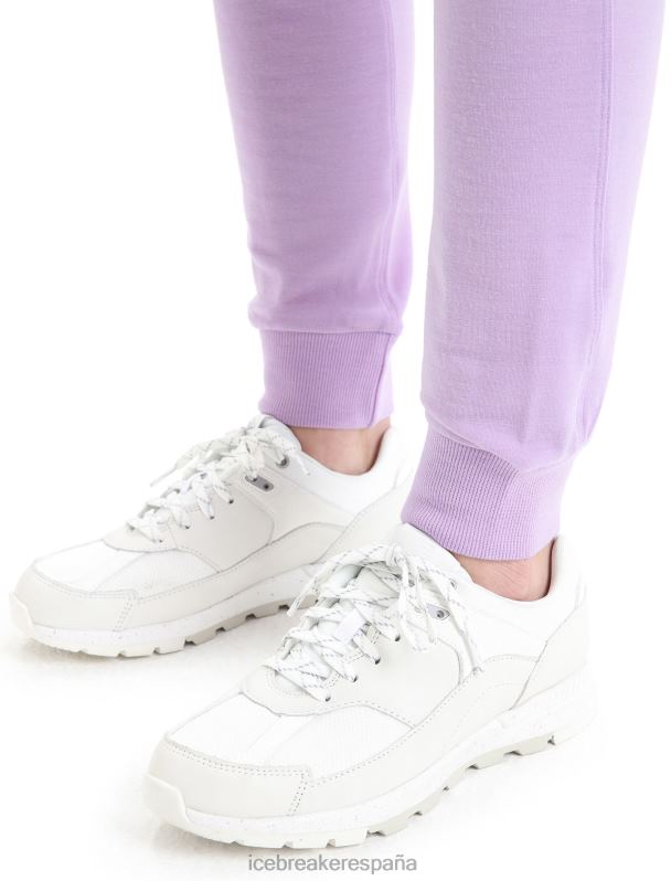 Icebreaker mujer pantalones de merino aplastados 0V2J0732 ropa mirada morada