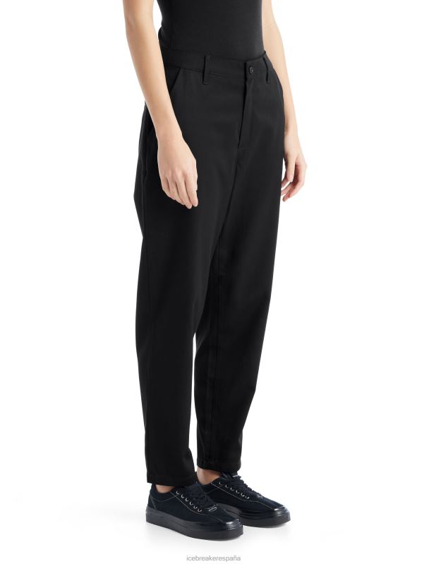 Icebreaker mujer pantalones merino berlin 0V2J0894 ropa negro