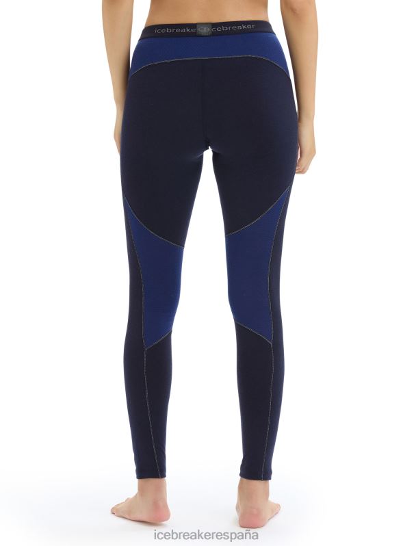 Icebreaker mujer Bodyfitzone mallas térmicas merino 260 zonas 0V2J0864 ropa azul marino medianoche/azul marino real