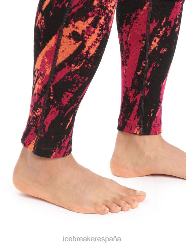 Icebreaker mujer calzas térmicas merino 250 vertex sedimentarias 0V2J0825 ropa cereza/flash